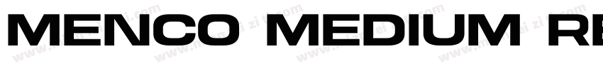 Menco Medium Regular字体转换